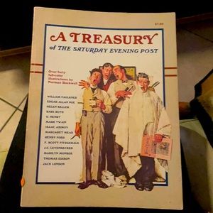 ❤️A TREASURY of the SATURDAY EVENING POST - Book - Vintage - 1979